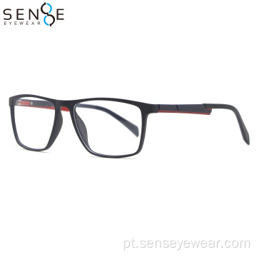 Óculos masculinos de alta qualidade TR90 quadro óculos ópticos